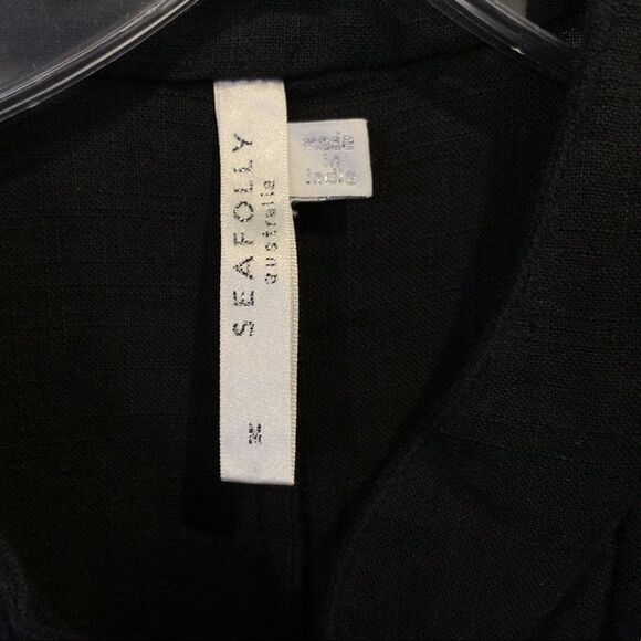 Seafolly Gardenia Romper in Washed Black - Picture 4 of 4